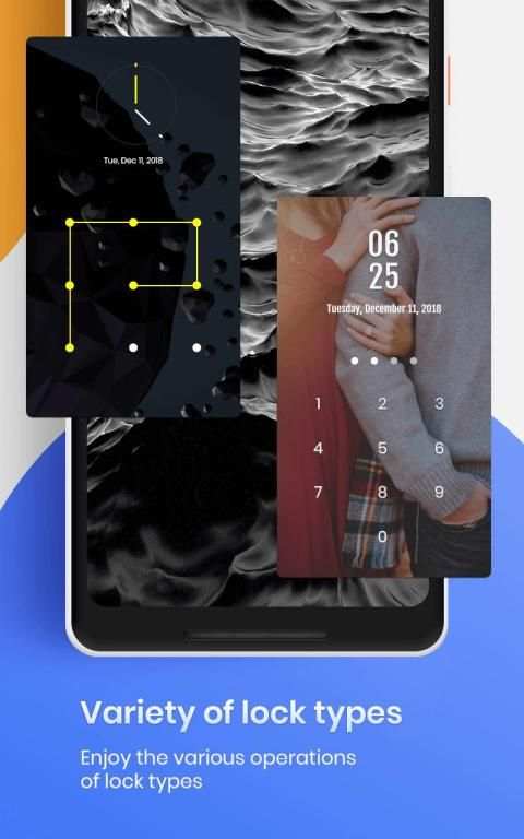 New Phone Screen Lock with HD Wallpapers 1 تصوير الشاشة