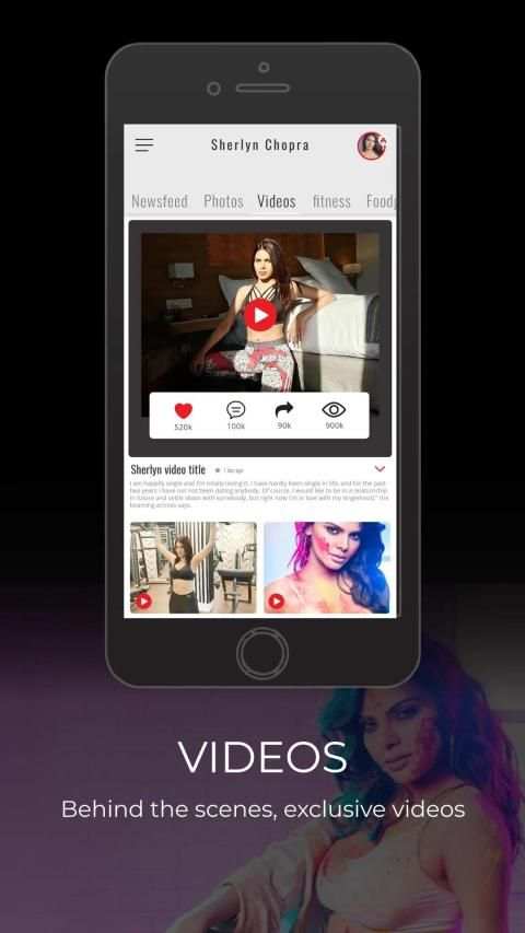 Sherlyn Chopra Official App screenshot 2