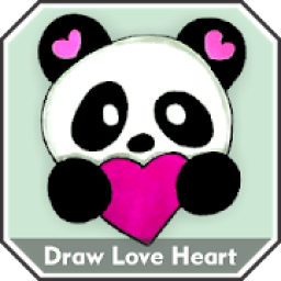 ikon How to Draw Love Heart Easy Step by Step Offline