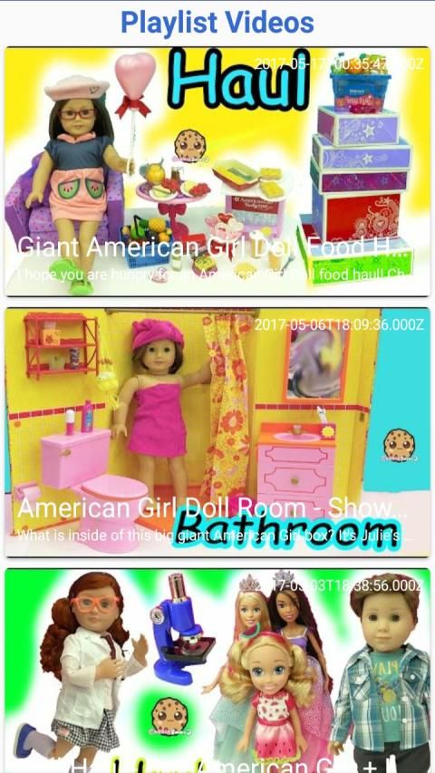 Cookie swirl c online american girl doll videos