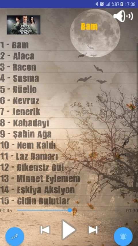 Eşkiya Dünyaya Hükümdar Olmaz Dizi Müzikleri скриншот 6
