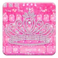 Pink Diamond Crown Keyboard