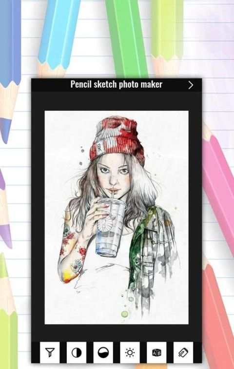 Pencil Sketch Photo Maker स्क्रीनशॉट 6