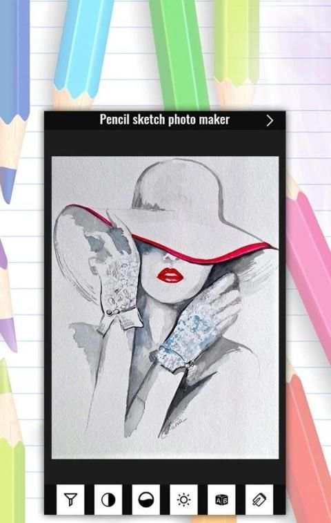 Pencil Sketch Photo Maker स्क्रीनशॉट 5