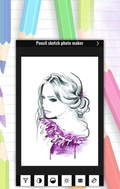 Pencil Sketch Photo Maker स्क्रीनशॉट 8
