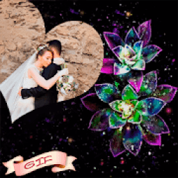 Love Romantic Photo Frames GIF आइकन