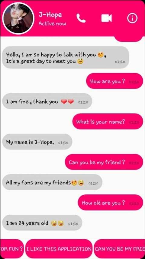 BTS Messenger 2019 *J-Hope * screenshot 1