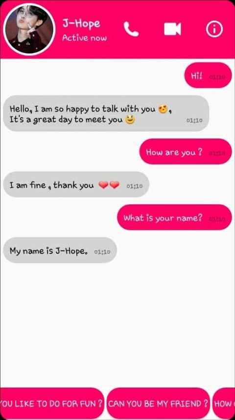 BTS Messenger 2019 *J-Hope * screenshot 2