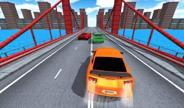 Turbo Car Racing 3D स्क्रीनशॉट 1