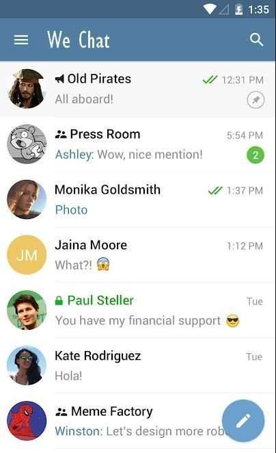 We Chat screenshot 2