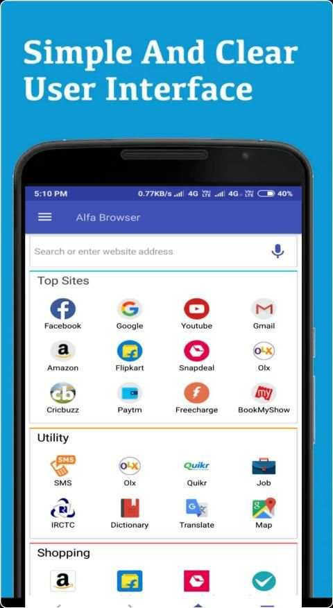 Alfa Browser screenshot 4