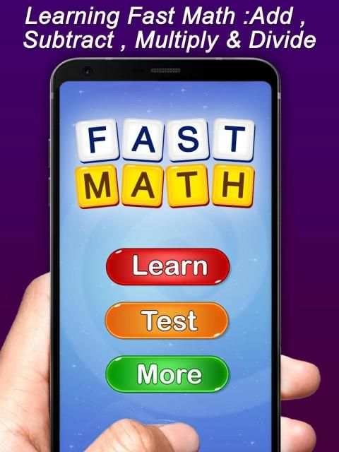 Fast Math for Kids - Mathematical games screenshot 4
