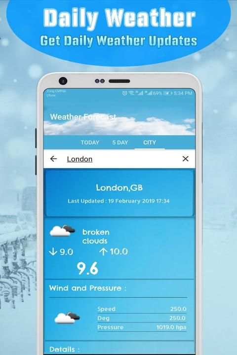 Weather Forecast - Hourly Weather Updates Live screenshot 3