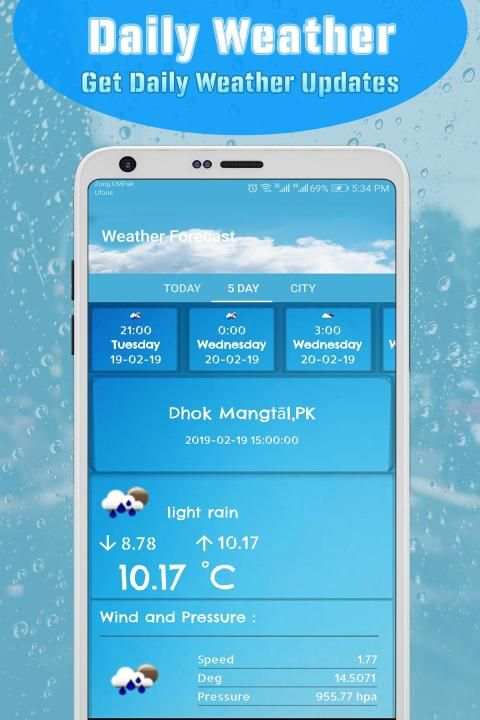 Weather Forecast - Hourly Weather Updates Live screenshot 4