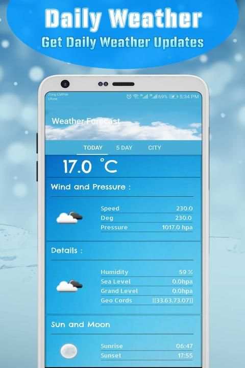 Weather Forecast - Hourly Weather Updates Live screenshot 2