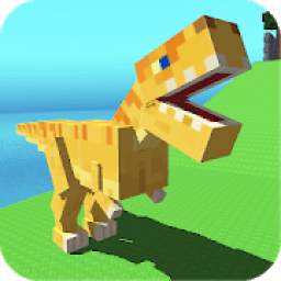 Blocky Dino Park: T-Rex Rampage