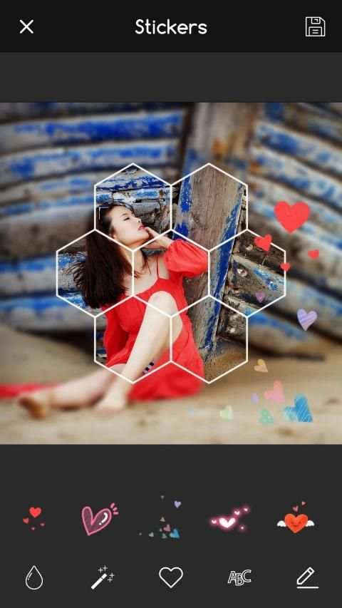 PIP Shapes - Geometry camera magic collage blur स्क्रीनशॉट 4