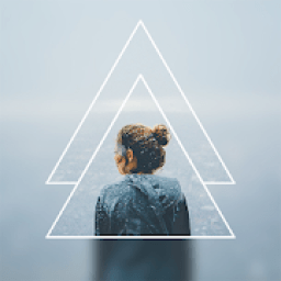 PIP Shapes - Geometry camera magic collage blur आइकन