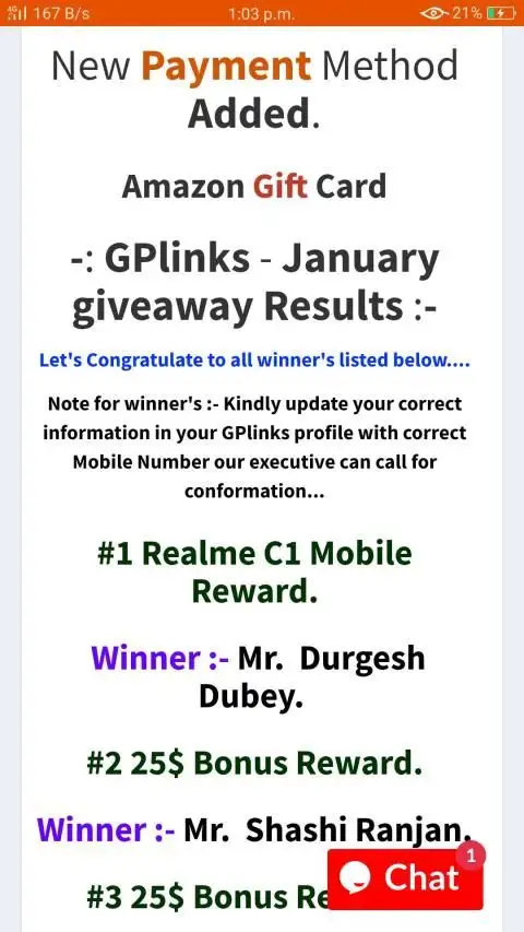 GPlinks screenshot 1