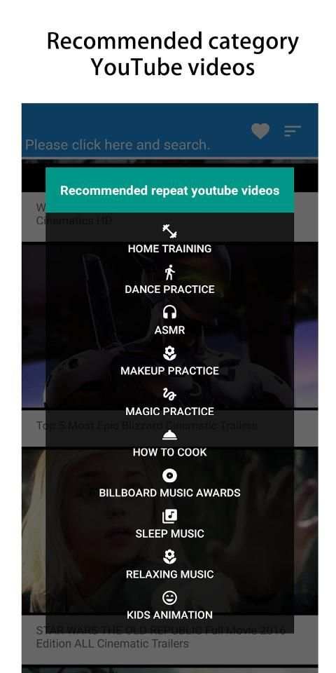 YouTube Repeat Player Free - Loop, Floating Videos screenshot 2