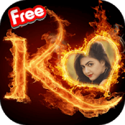 ikon Fire Text Photo Frames &amp; Fire Image Editor