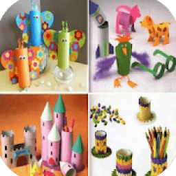 ikon کاردستی با کاغذ نمد و چوب بستنی وسایل دور ریختنی
‎