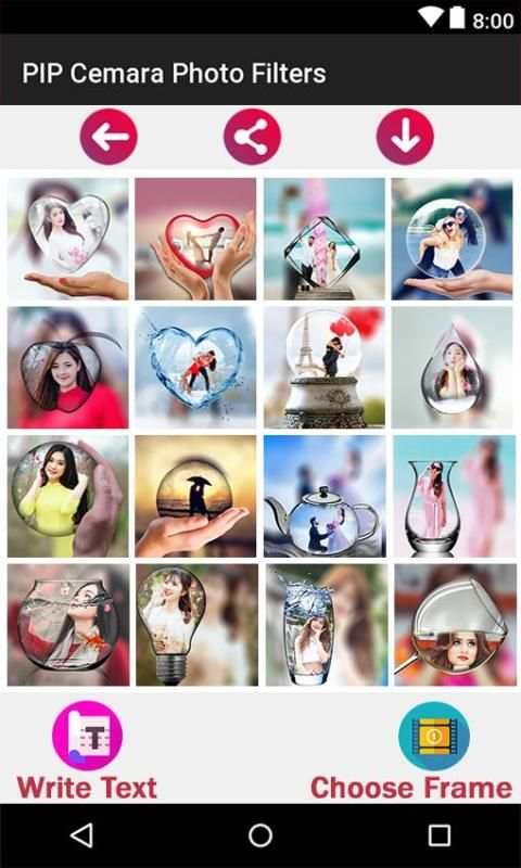 PIP Camera Photo Editor : Photo Filters Effects screenshot 1