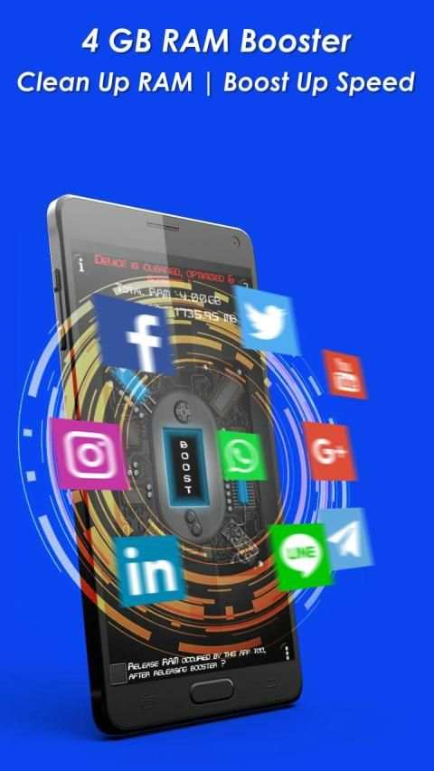 4GB RAM Booster | RAM Cleaner, RAM Memory Booster screenshot 5