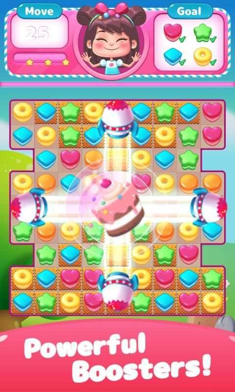 Cake Cookie - Crush Legend screenshot 1