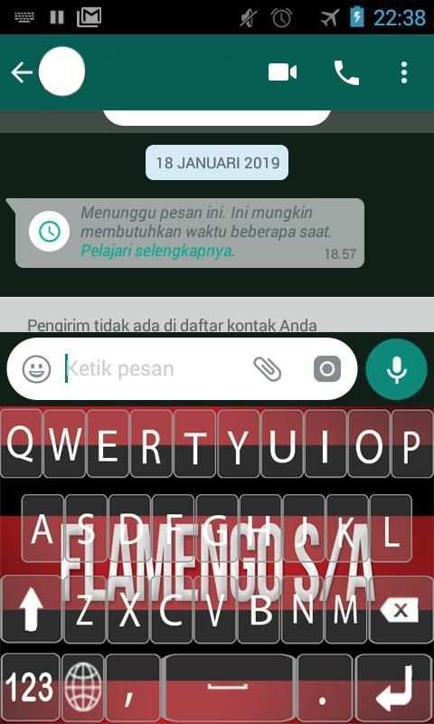 Temas do Teclado Flamengo Keyboard Themes screenshot 1