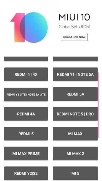 MIUI 10 Global Updates Download screenshot 4