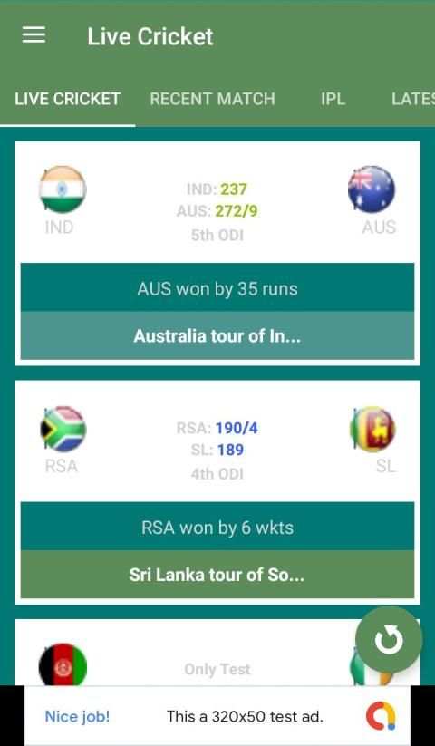 Cricket Live Score screenshot 5