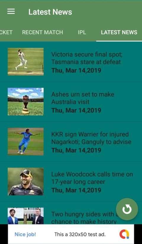 Cricket Live Score screenshot 2