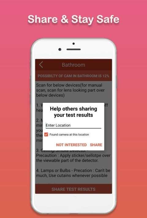Spy Camera Detector : Detect Spy Camera screenshot 1