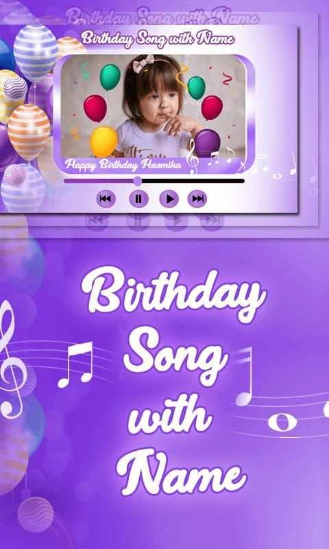 Happy Birthday Song with Name screenshot 4