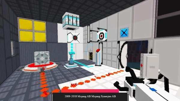 Portal mod minecraft screenshot 2