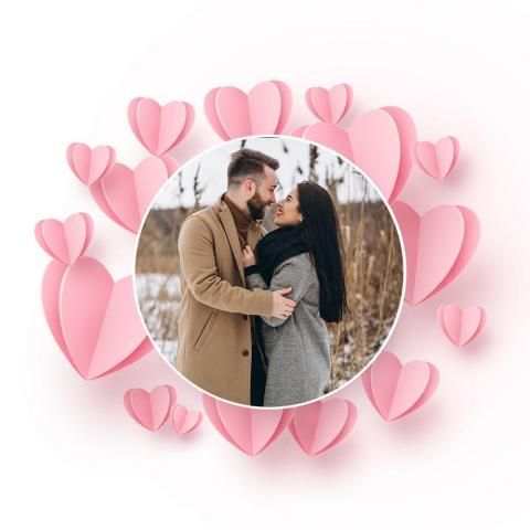 Fluffy Heart Photo Frames screenshot 3