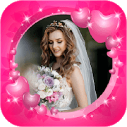 Fluffy Heart Photo Frames आइकन