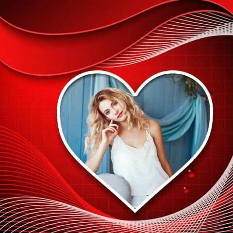 Fluffy Heart Photo Frames screenshot 1