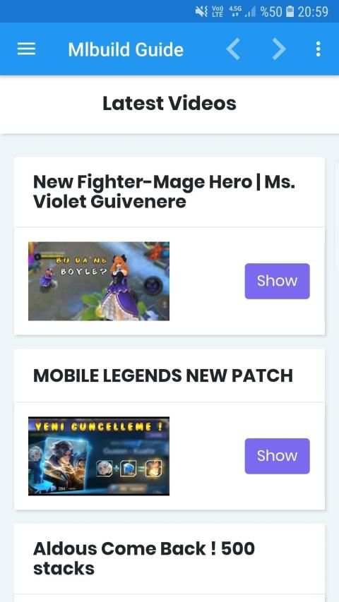 Ml Build Guide For Legends screenshot 1