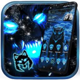 Blue Wolf Launcher Theme