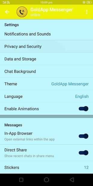 GoldApp Messenger screenshot 1