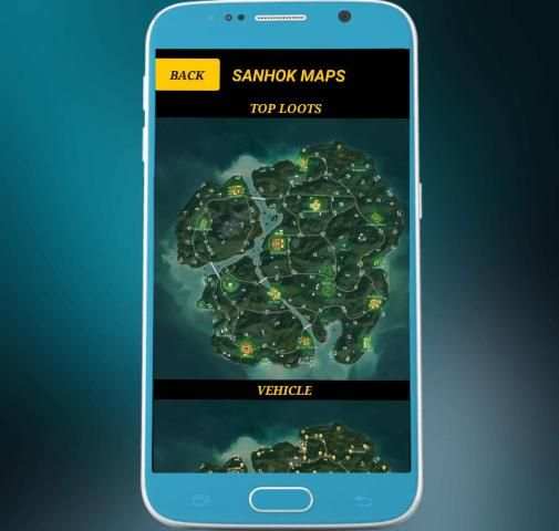 Pubg Battleground Loot Map-(P-U-B-G) screenshot 2