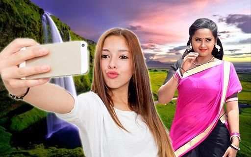 Selfie with Actress Kajal Raghwani Gorgeous Image screenshot 6