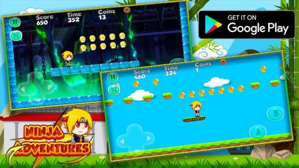 Ninja Jump - The Brave Ninja Adventure screenshot 1