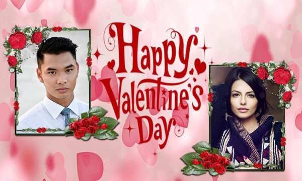 Valentine Day Dual Photo Frame 2019 screenshot 2
