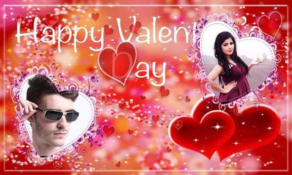 Valentine Day Dual Photo Frame 2019 screenshot 1