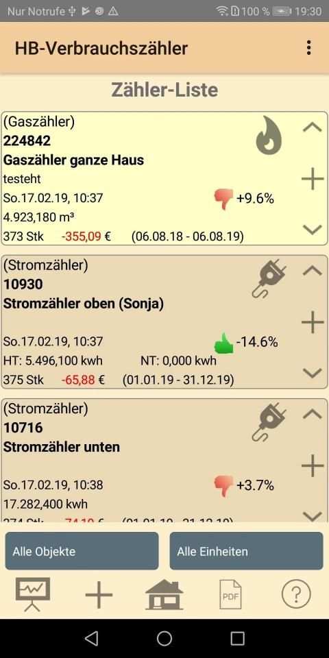 HB-Verbrauchszähler Lite screenshot 16