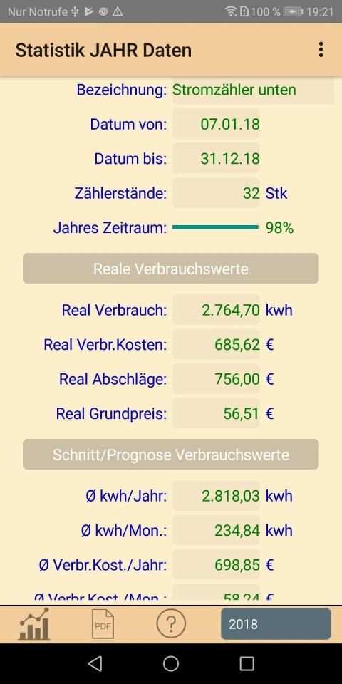 HB-Verbrauchszähler Lite screenshot 12
