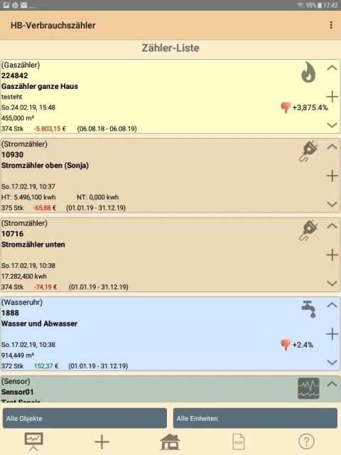 HB-Verbrauchszähler Lite screenshot 8